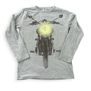 Crewcuts Glow-in-the-Dark Motorcycle Shirt, Size 6-7